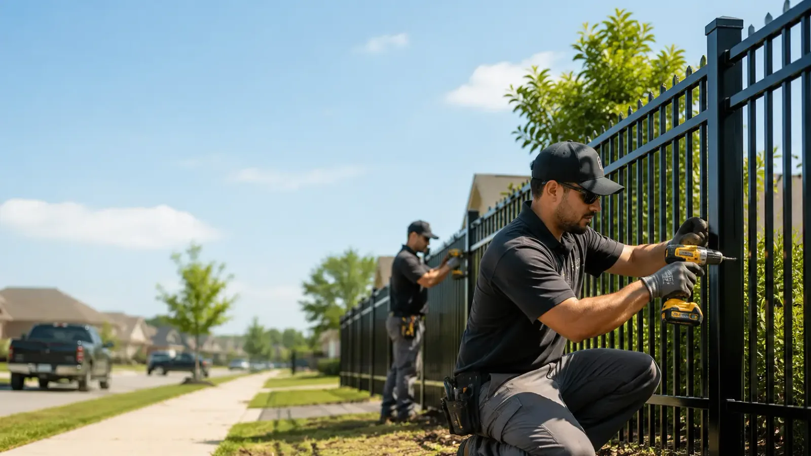 Metal Fence Installation in Rockland, WI